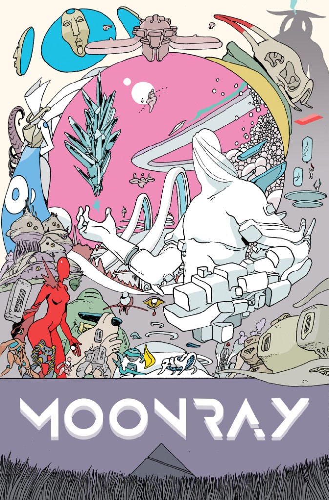 Moonray — comic book video poster